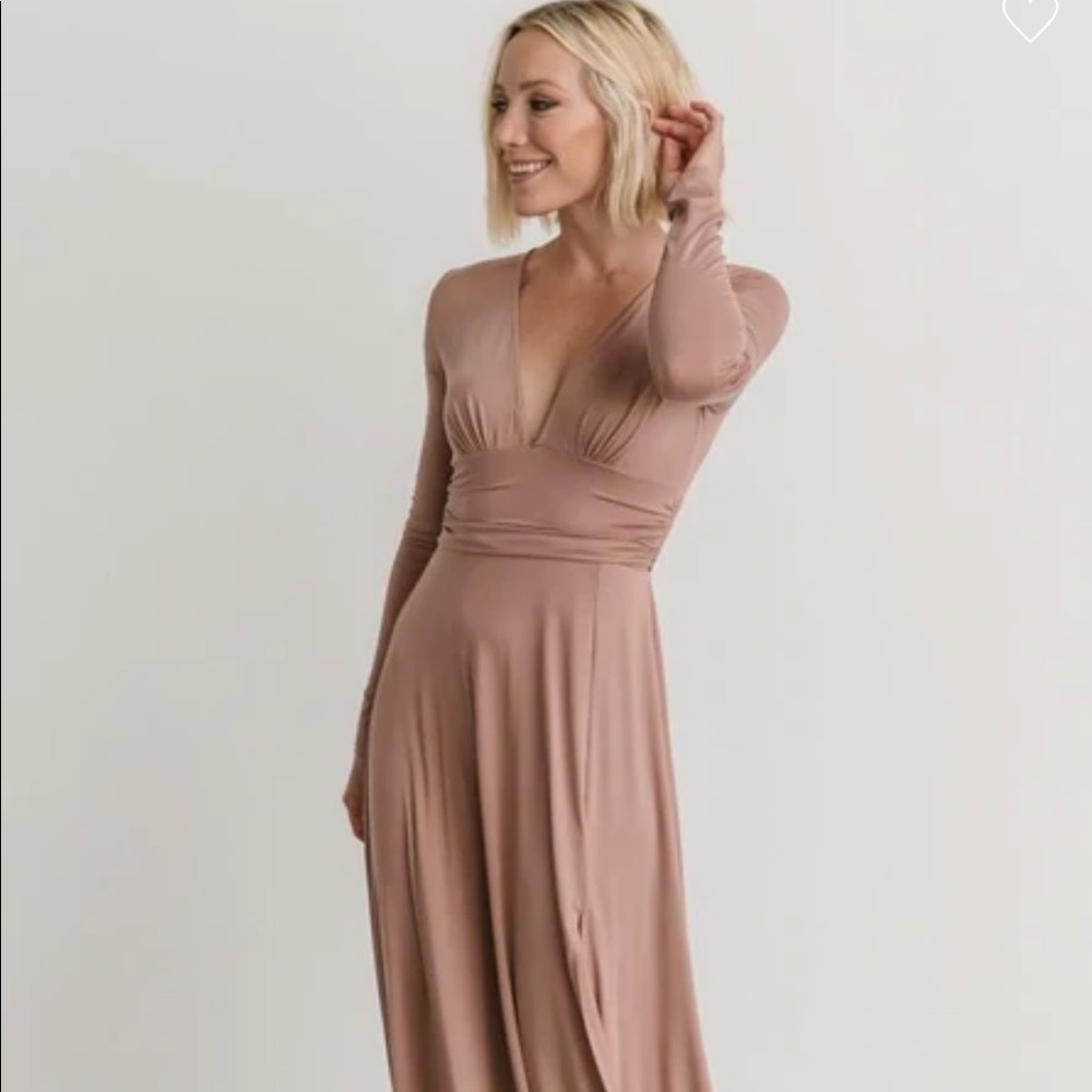Baltic Born Arianna Maxi Dress in Mauve